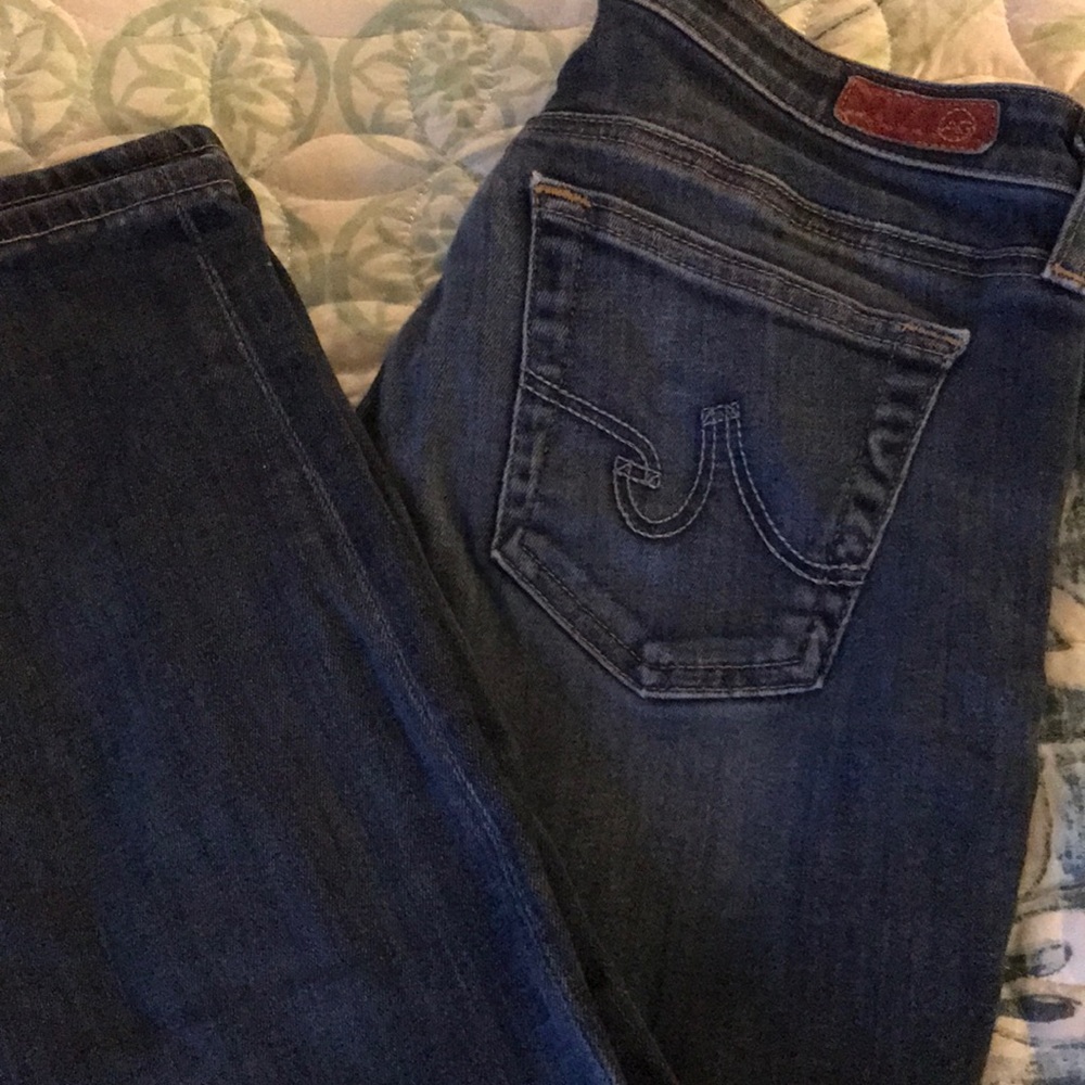 AG the Stevie crop jeans